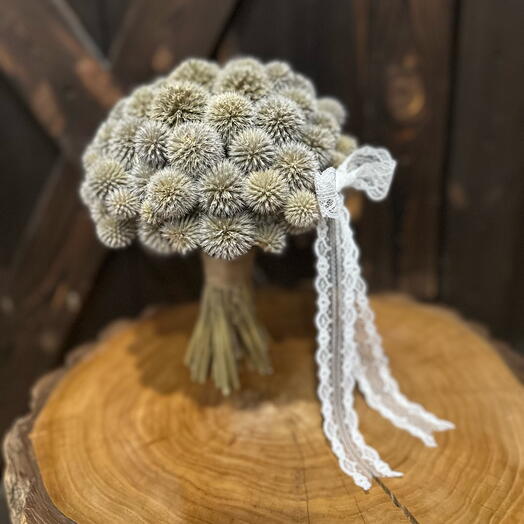 Букет невесты(свадебный) из сухоцветов