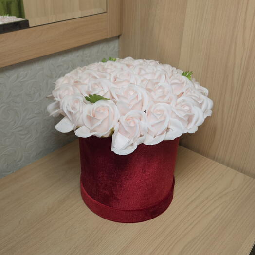 Букет из мыльных роз, 28 шт