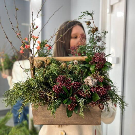 Ароматный зимний ящик