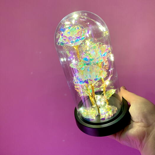 Розы светящиеся в колбе (01)