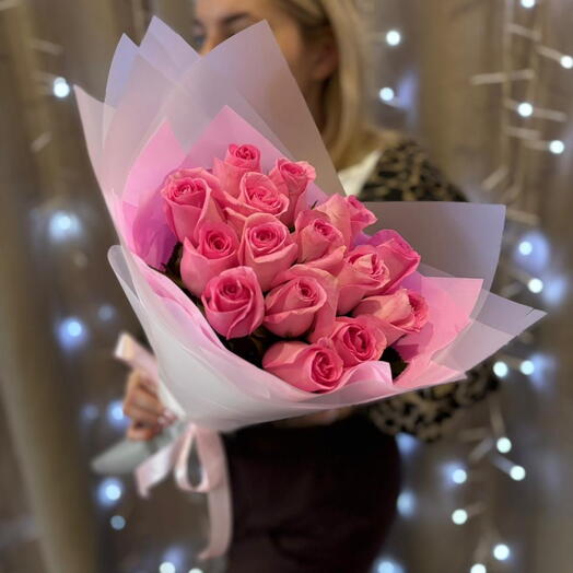 🌷Букет из 15 нежных роз