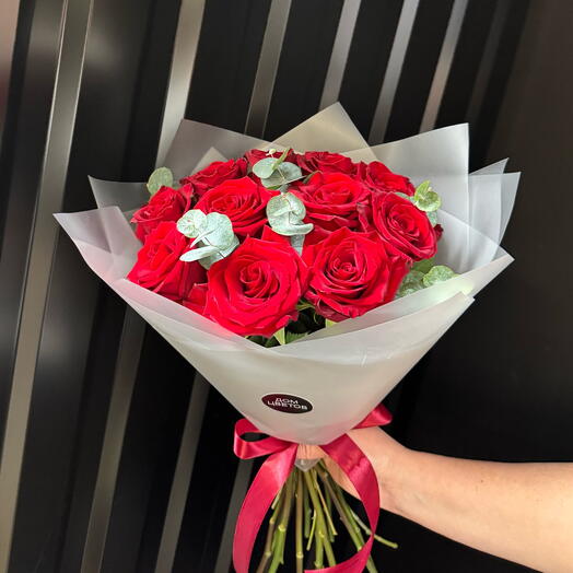 Букет из красных роз🌹