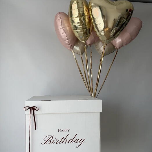 Коробка с сердечками