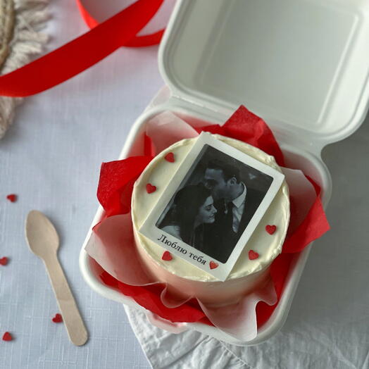 Торт с вашей фотографией. Любимой, любимому