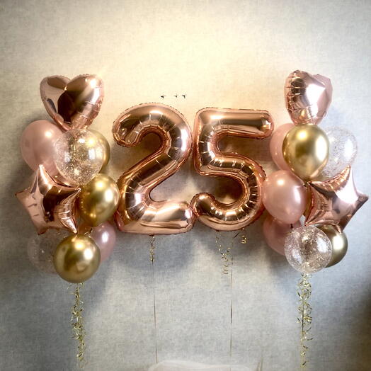 Набор шаров на 25 лет