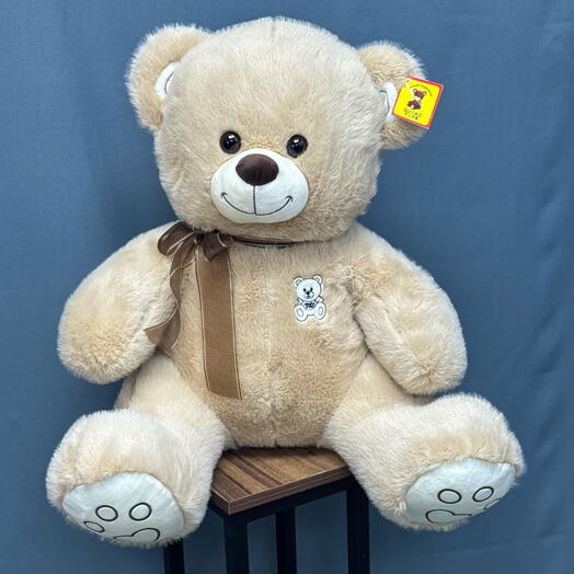 Игрушка мишка с бантиком 45 см