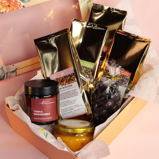 Подарочный набор 4 чая «Цветочки»