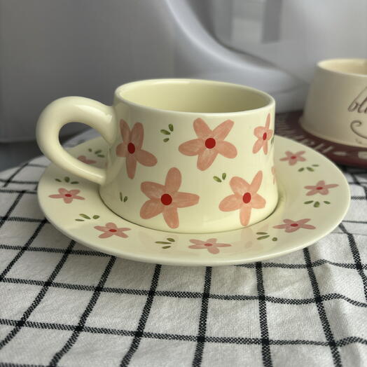 Керамическая чайная пара