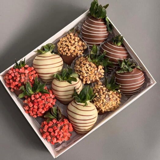 Клубника в шоколаде Nut chocolate 12