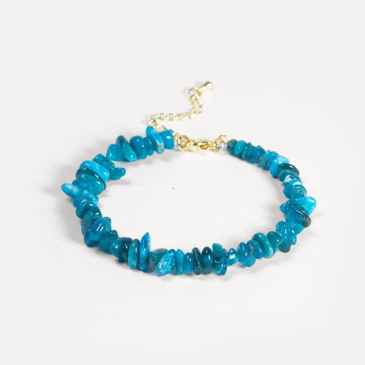 Браслет Корица Апатит 14K 17 см (BRA1179)