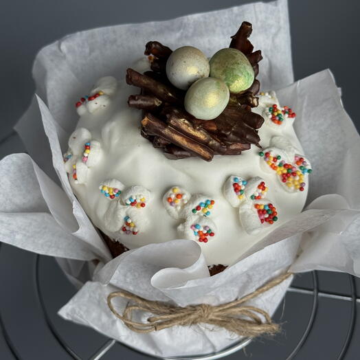 Творожный кулич