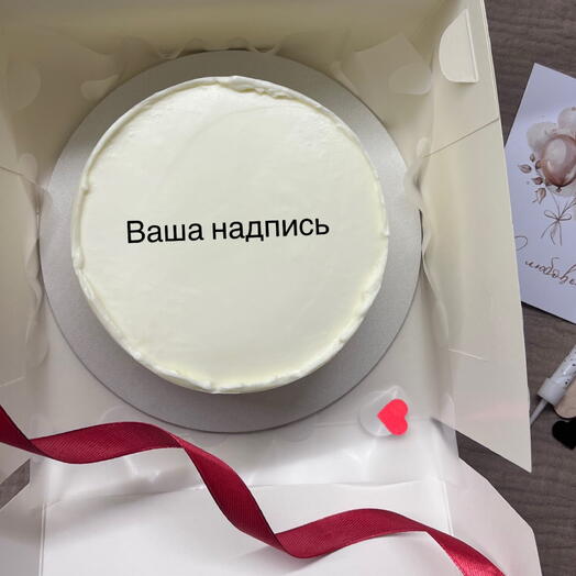 Бенто торт с вашей надписью