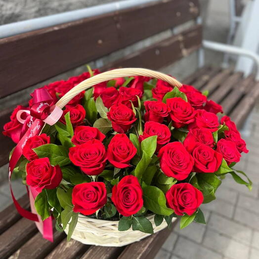 Корзина роз