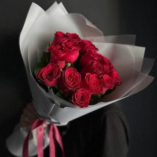 Монобукет 15 роз 🌹