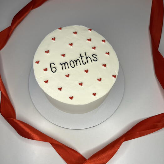Бенто торт «6 месяцев»
