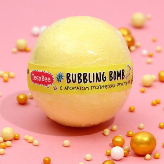 Бомбочка для ванны «Bubbling Bomb» с ароматом фруктов TeenBee, 120 г