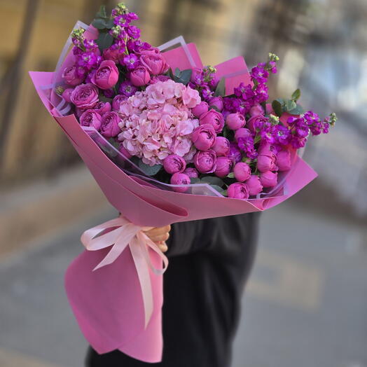 Букет розовая нуга🎀