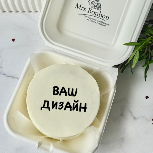 Бенто торт с вашим текстом
