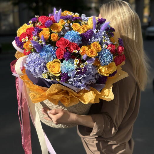 Дофаминовая корзина с вау эффектом💛🌷