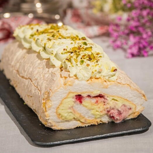 Меренговый рулет