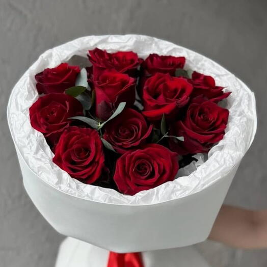 Акция❣️ 11 красных ароматных роз