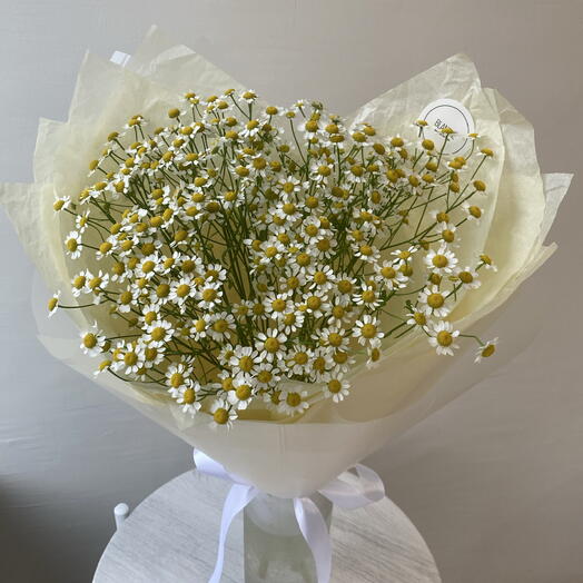 Монобукет из 7 веток матрикарии🌼
