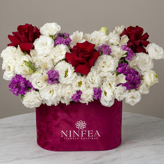 Flowers in an elegant box