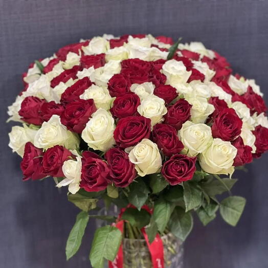 101 повод сказать  люблю 😻 Букет из 101 Розы 🌹