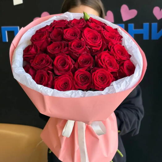 Букет из 25 ароматных роз