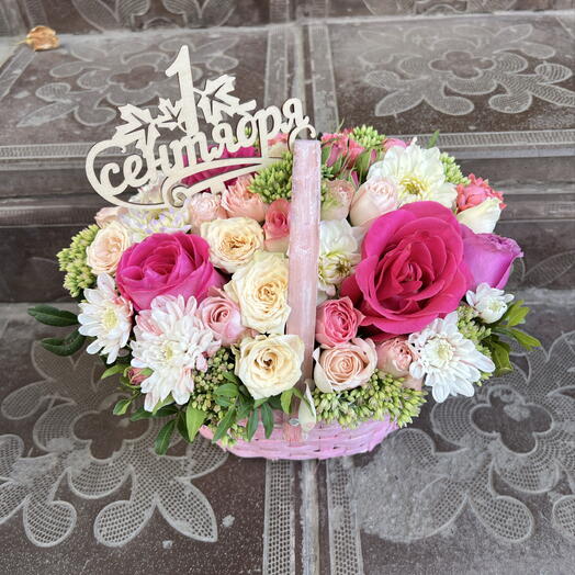 Нежная композиция из роз 🌹️‍🔥