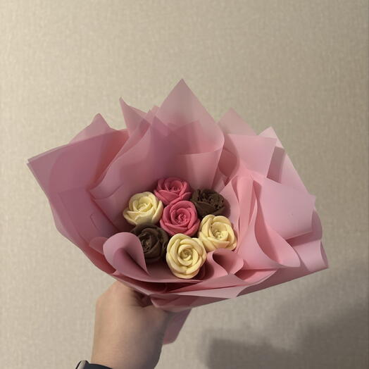 Rosas de chocolate