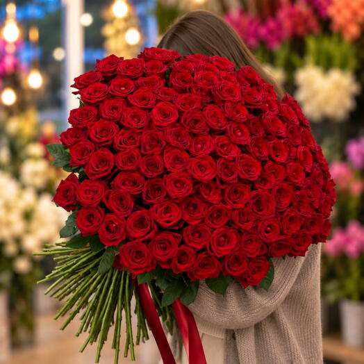 Красные розы 🌹