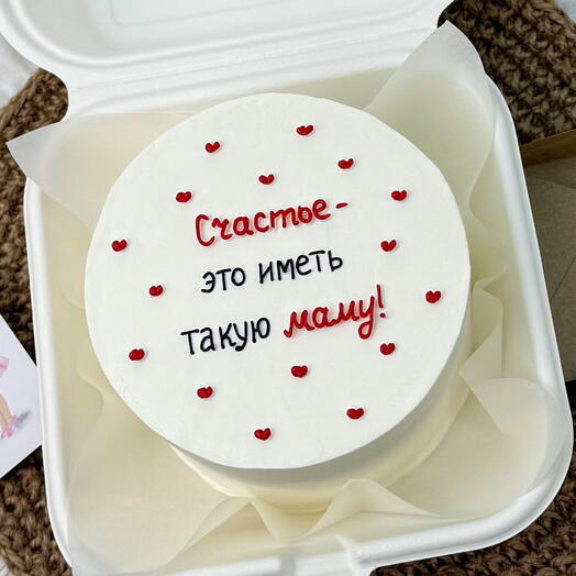 Бенто торт для мамы на день рождения