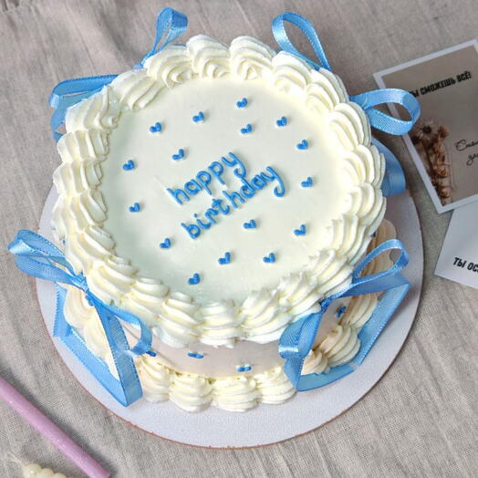 Бенто торт "Happy Birthday", на день рождения, парню, мужу, брату