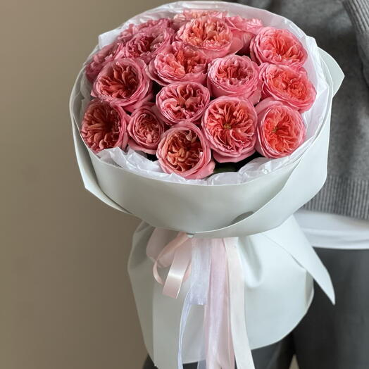 Моно букет с пионовидной розой Кэнди Экспрешен🌺