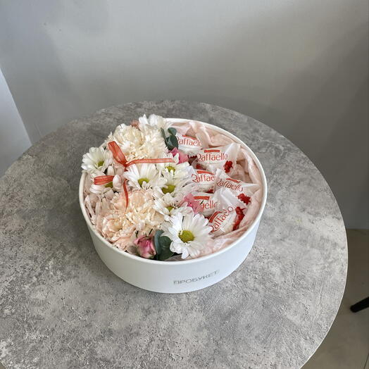 Коробочка конфеты + цветы 🌸