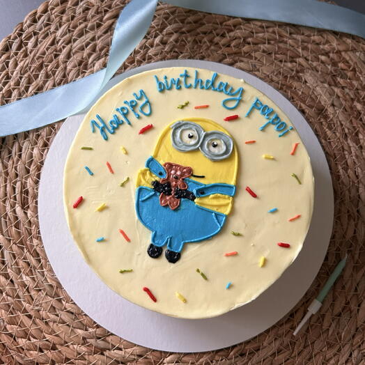 Торт 1 кг с миньоном