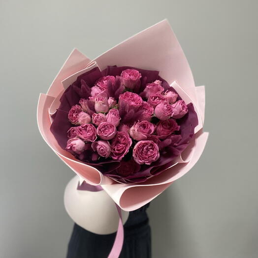 Букет из кустовых роз 🌸