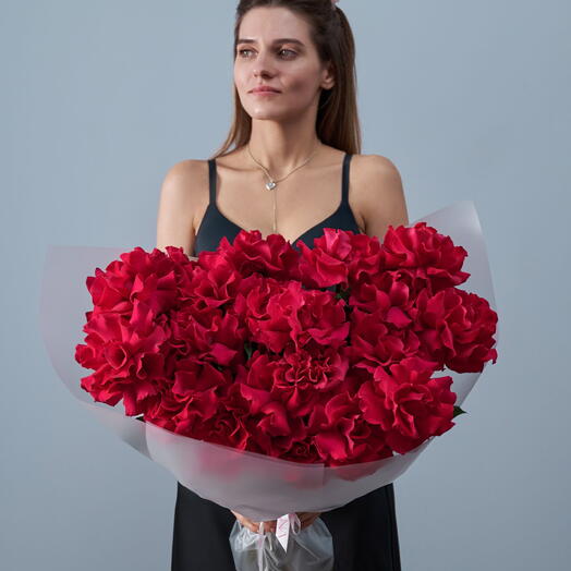 Букет из 21 французской розы