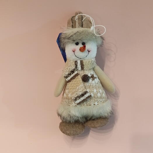 Ёлочная игрушка Снеговик