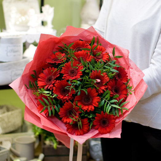 A bunch of flowers Red herbergi