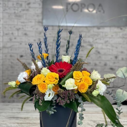 Flowers in a box