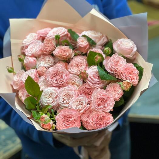 Пионовидные кустовые розы бомбастик 💐