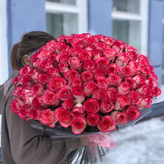 51 роза РОССИЯ 60 СM