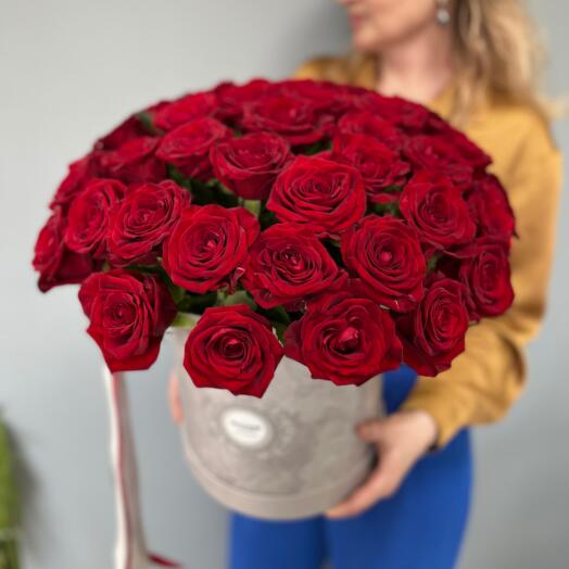 Композиция из 45 Красных Роз