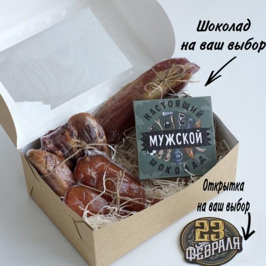 Мясной подарочный набор на 23 февраля мужчине/мужу/коллеге/папе/любимому