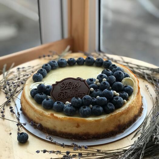 Blueberry cheesecake