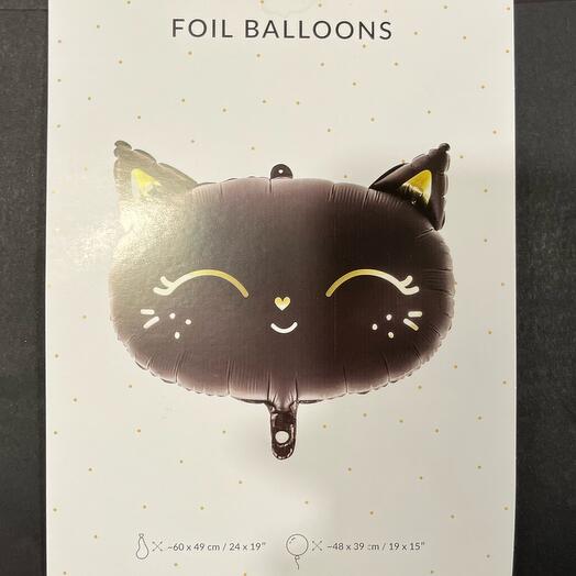 Black Cat wit helium