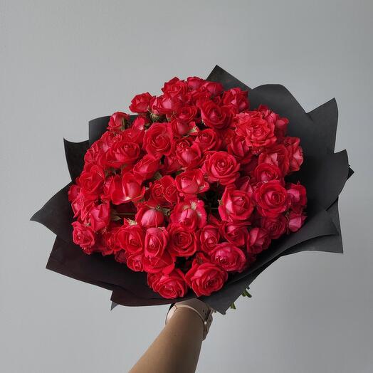 Bouquet of bush roses