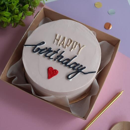 Бенто торт Happy birthday для девушки, парня, мужчины, женщины